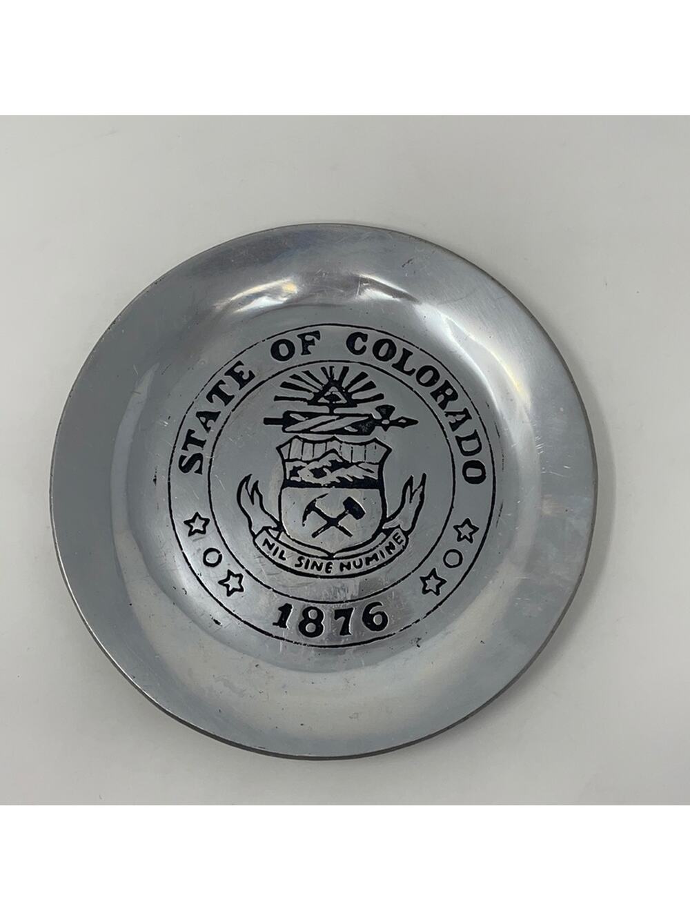 Duracast State of Colorado state seal plate
